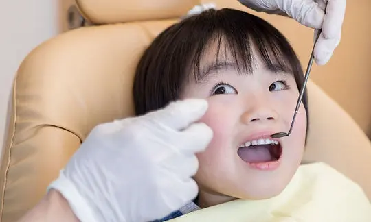 治療中の子ども