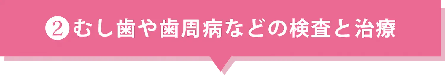 むし歯や歯周病などの検査と治療